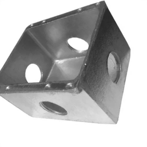 Caixa Piso 4X4 Aluminio Alta 3/4 4Saidas Caixa Piso 4X4 Aluminio Alta 3/4 4Saidas