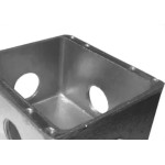 Caixa Piso 4X4 Aluminio Alta 3/4 4Saidas Caixa Piso 4X4 Aluminio Alta 3/4 4Saidas