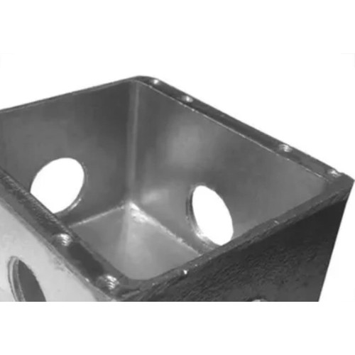 Caixa Piso 4X4 Aluminio Alta 3/4 4Saidas Caixa Piso 4X4 Aluminio Alta 3/4 4Saidas