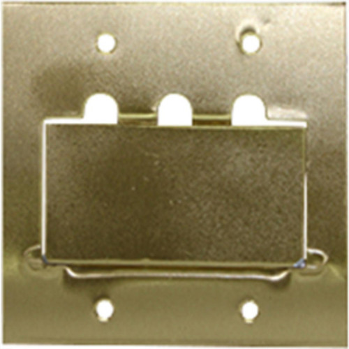 Espelho Placa P/Piso Metal 4X4 Rj11/Rj45 Stamp