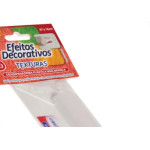 Desempenadeira Pvc Castor Branco Textura 07X16 323