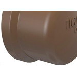 Caps Tigre PVC Liso Liso 2 Marrom