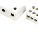 Conector Foxlux Porcelana 16Mm Bif - Kit C/50 Unidades