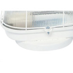 Luminaria Tartaruga Ferro/Vidro Branco Jr Ilum