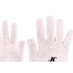 Luva Tricotada Lisa Branca Kalipso - Kit C/12 Unidades