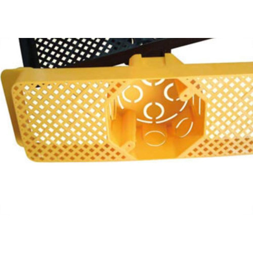 Suporte P/Laje C/Caixa-Forro 30Cm Amarelo Brasco - Kit C/10 Unidades