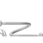 Engate Cromado Flex Censi 40Cm Malha Inox