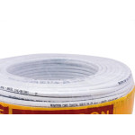 Fio Coaxial Rg59 Branco 67% Megatron 100Mt