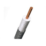 Fio Coaxial Rgc06 Branco 67% Megatron 100Mt
