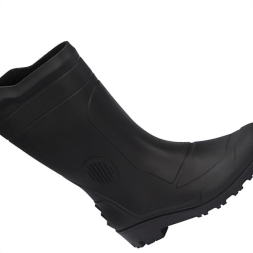 Bota Galocha Pega Forte Preto Cano Medio N.40