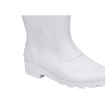 Bota Galocha Pega Forte Branco Cano Medio N.36