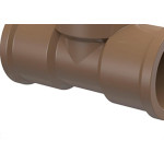 Tee Tigre Lll D 1.1/4X3/4 Marrom