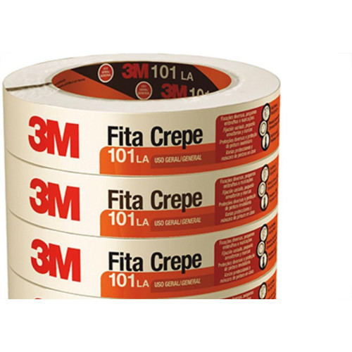 Fita Crepe 3M 18Mm X 50Mt - Kit C/6 Unidades