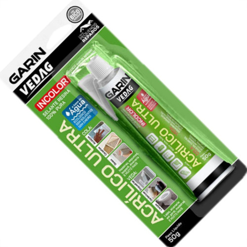 Vedacalha Vedag Incolor 50Gr Garin - Kit C/12 Unidades