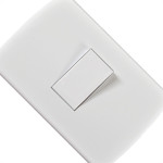 Conjunto Peesa Alfa 1502B 1 Interruptor Paralelo Branco