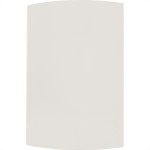 Kit C/2 - Espelho Placa Peesa Alfa P1500 4X2 Cega Branco