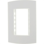 Espelho Placa Peesa Alfa P1503 4X2 3Modulo Branco