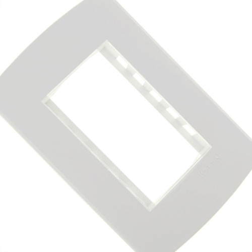 Espelho Placa Peesa Alfa P1503 4X2 3Modulo Branco