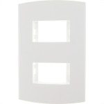 Espelho Placa Peesa Alfa P1504 4X2 2Modulo Dist.Branco