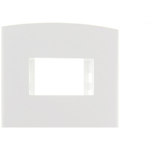Espelho Placa Peesa Alfa P1504 4X2 2Modulo Dist.Branco