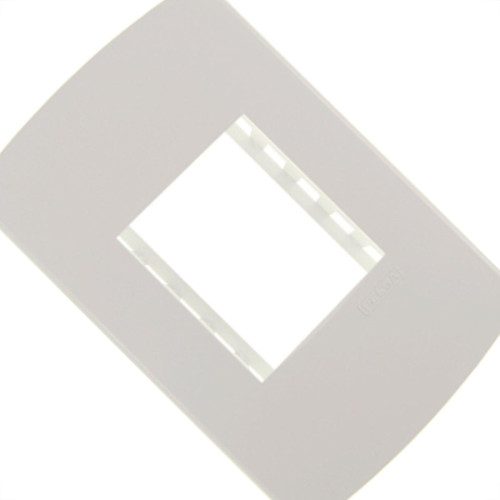 Kit C/4 - Espelho Placa Peesa Alfa P1505 4X2 2Modulo Branco