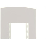 Kit C/4 - Espelho Placa Peesa Alfa P1505 4X2 2Modulo Branco