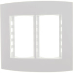 Espelho Placa Peesa Alfa P1533 4X4 6Modulo Branco