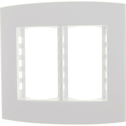 Espelho Placa Peesa Alfa P1533 4X4 6Modulo Branco