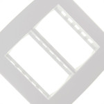 Espelho Placa Peesa Alfa P1533 4X4 6Modulo Branco