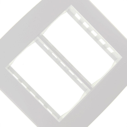 Espelho Placa Peesa Alfa P1533 4X4 6Modulo Branco