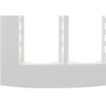Espelho Placa Peesa Alfa P1533 4X4 6Modulo Branco