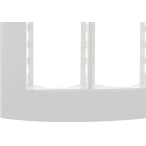 Espelho Placa Peesa Alfa P1533 4X4 6Modulo Branco
