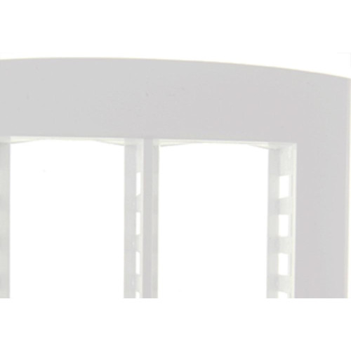 Espelho Placa Peesa Alfa P1533 4X4 6Modulo Branco