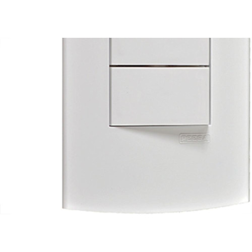Conjunto Peesa Alfa 1505A 2 interruptores Simples Branco