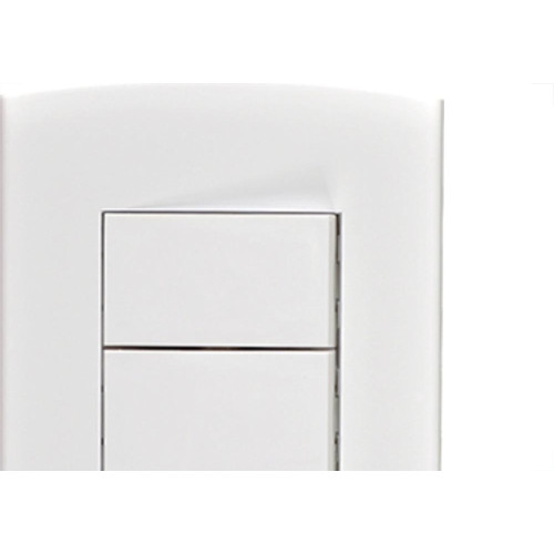 Conjunto Peesa Alfa 1507A 3 interruptores Simples Branco