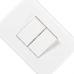 Conjunto Peesa Alfa 1505C 1 Interruptor Simp.1 Paralelo Branco