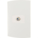Conjunto Peesa Alfa 1509 1Tomada P/Antena Branco
