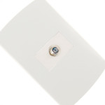 Conjunto Peesa Alfa 1509 1Tomada P/Antena Branco