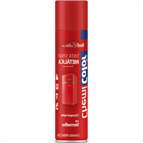 Spray Chemicolor Metalica Vermelho 400Ml