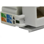 Conector Femea Keystone Rj-45 Branco