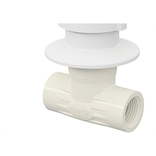 Registro Tigre Chuveiro Branco 25Mm Comp Ll