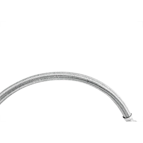 Engate Cromado Flex Higiban 40Cm Malha Inox