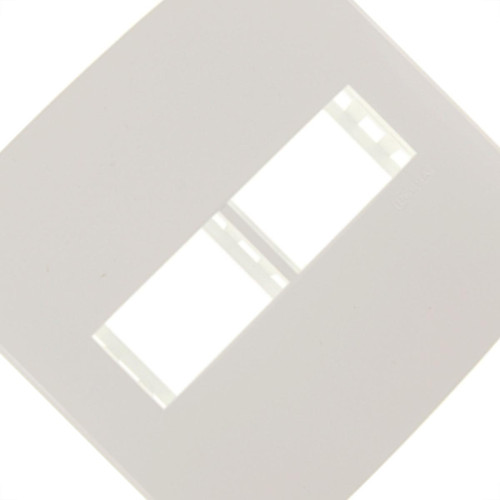 Espelho Placa Peesa Alfa P1522 4X4 2Modulo Branco