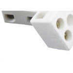Conector Interneed Porcelana 06Mm Bif - Kit C/10 Unidades
