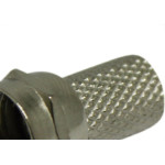 Conector P/Cabo Coaxial F.C/Rosca 06 Inter - Kit C/100 Unidades