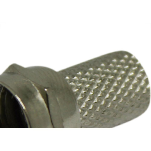 Conector P/Cabo Coaxial F.C/Rosca 06 Inter - Kit C/100 Unidades