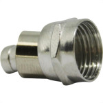 Conector P/Cabo Coaxial F.C/Anel 59 Inter - Kit C/100 Unidades
