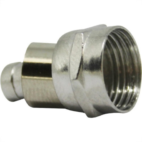 Conector P/Cabo Coaxial F.C/Anel 59 Inter - Kit C/100 Unidades
