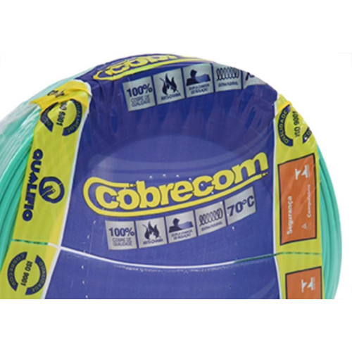 Fio Cabo Auto Cobrecom 10.00 Verde