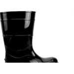 Bota Galocha Crival Preto/Amarelo C.Medio N.43 S/Forro